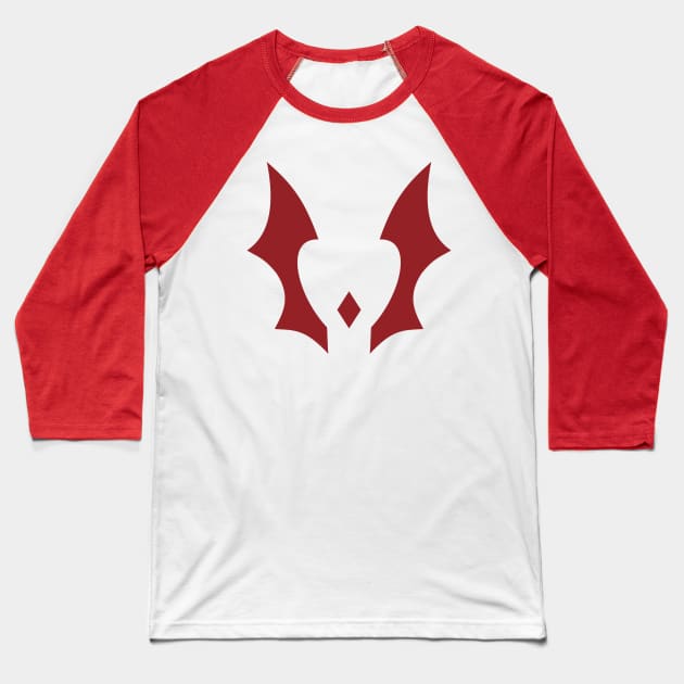 Three Pronged Horde Baseball T-Shirt by Xelina